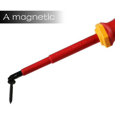 7 12 13 Buah 1000V PH PZ Vde Obeng Set Dengan Case Slim Electrician Insulated Lurus Slotted