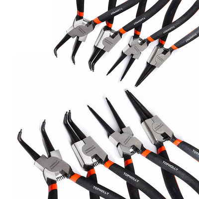 5 6 7 9 &quot;Bent Snap Ring Tang Set Circlip Internal Eksternal Lurus