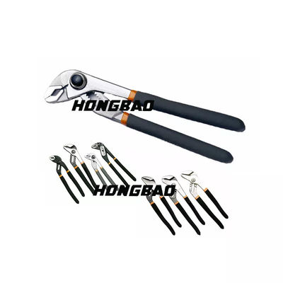 8 9.5 Inci 300mm 250mm Pompa Air Tang Kunci Gemuk Pipa Tekan Tombol Penguncian Otomatis D4