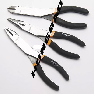 11 &quot;160mm 170mm 200mm Tang Hidung Panjang 6 Inch 8 Inch Lurus Klip Tengah Jangkauan Panjang