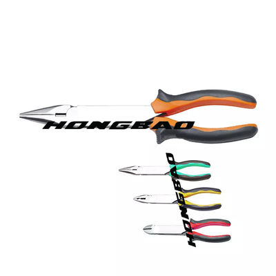 Long Neck High Leverage Tang Pemotong Diagonal Pemotong Samping 8" Nipper