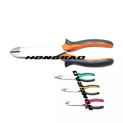 Long Neck High Leverage Tang Pemotong Diagonal Pemotong Samping 8" Nipper