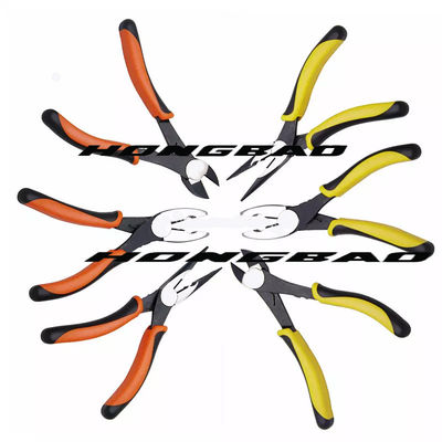 Long Neck High Leverage Tang Pemotong Diagonal Pemotong Samping 8" Nipper