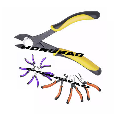 Dirancang Khusus Hemat Energi Bent Handle 6/8&quot; Linesman Tang Kombinasi Nipper Cutter Tang Kombinasi Tang