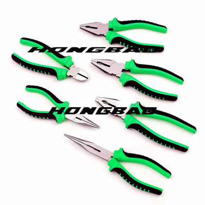 Diagonal Insulated Combination Plier 6&quot; 7&quot; 8&quot; 6-1/2 Tang Hidung Panjang 4in Jerman Jerman
