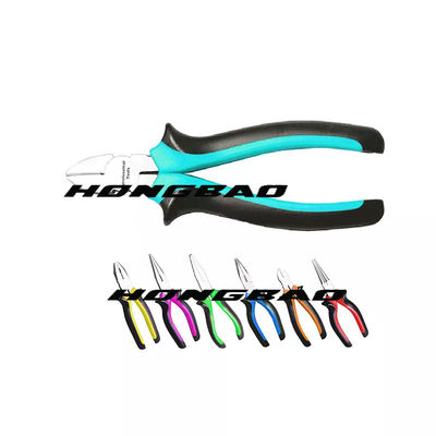 Long Nose Electrician Insulated Combination Plier Drop Forged Soft Handle 6&quot; 7&quot; 8&quot; European
