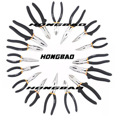 6 &quot;7.5&quot; 8 &quot;Tang Pemotong Diagonal Terisolasi Tipe AS Bahu Tinggi 45 # Baja Karbon