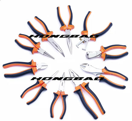 USA Wire Cutting Insulated Combination Plier Joint Carbon Steel Dipped Handle 6&quot; 7&quot; 8&quot;