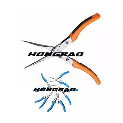 Long Nose Insulated Combination Pliers Vde 1000v 2 In 1 7&quot; 8&quot; Double Head Exchange Rotating Changeable