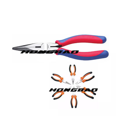 Plier Kombinasi Terisolasi Standar Kecil Yellow Drop Forged Ergonomi Soft Grip 6&quot; 7&quot; 8&quot;