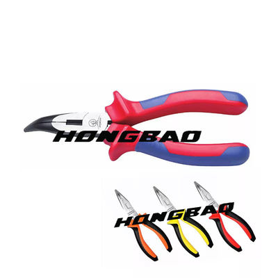 Plier Kombinasi Terisolasi Standar Kecil Yellow Drop Forged Ergonomi Soft Grip 6&quot; 7&quot; 8&quot;