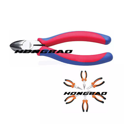 Plier Kombinasi Terisolasi Standar Kecil Yellow Drop Forged Ergonomi Soft Grip 6&quot; 7&quot; 8&quot;