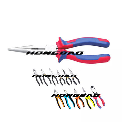 7 &quot;8&quot; Tang Hidung Panjang Presisi 200mm 170mm 160mm Pemotong Sisi Lurus Stripping Crimp Soft Handle