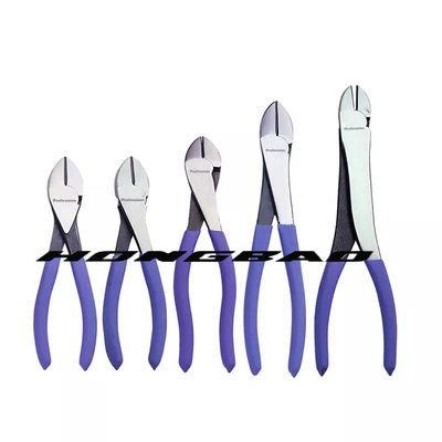 8&quot; 7 Inch 5 Inch Tang Pemotong Diagonal Kepala Besar Gemuk Memotong Sisi Tubuh Bengkok