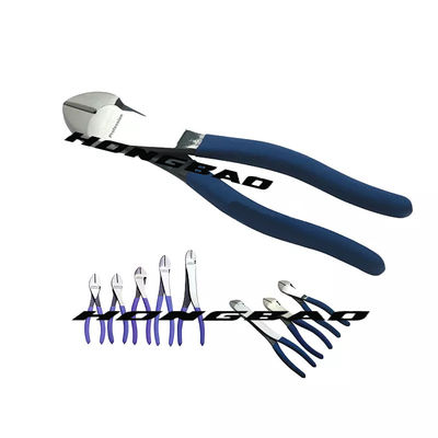 Side Cutting Tang Diagonal 1000v 180mm 6 "Bent Angle Kepala Tubuh Hidung 8 11" Kepala Ramping