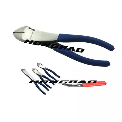 7&quot; 7.5&quot; 4&quot; Tang Pemotong Diagonal Insulated CRV Alloy Steel Fat Big Head Bent Body