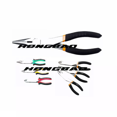 11 &quot;160mm 170mm 200mm Tang Hidung Panjang 6 Inch 8 Inch Lurus Klip Tengah Jangkauan Panjang