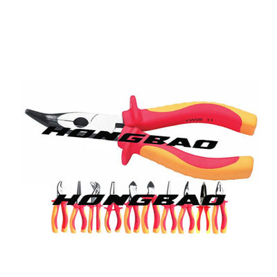 6 8 &quot;1000V VDE Insulated Side Cutting Plier Cutter Bent Nose Tang AC Listrik 150mm 200mm