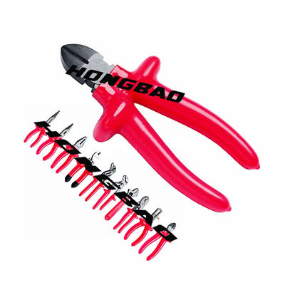 6 7 8 &quot;1000V Tegangan Terisolasi Dicelup Pegangan Plastik Pegangan Tang Kombinasi CR-V 1000V AC Listrik Cut hakim garis Plier