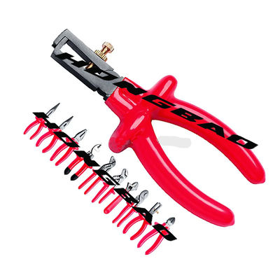 6 &quot;1000V Dicelup Pegangan Terisolasi Universal Wire Stripper Tang CRV 1000 V Tegangan Listrik Listrik Kawat Strip Tang