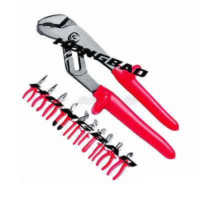 Panas Baru 8 10 12 15 &quot;1000 V Tegangan Terisolasi Lemak Dicelup Pegangan Plastik Pegangan Kunci Inggris 1000V AC ADJ Spanner Wrench
