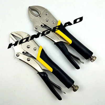 5 7 10 '' Curved Jaw Locking Pliers Dengan Wire Cutter Trigger Round Opening Clamp Press Vise Grip