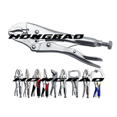 5 7 10 '' Curved Jaw Locking Pliers Dengan Wire Cutter Trigger Round Opening Clamp Press Vise Grip
