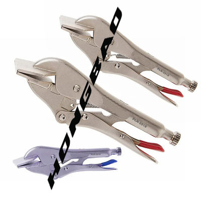 Flat Jaw Locking Pliers Sheet Metal Bend Form Crimping Vise Grip 8 10''