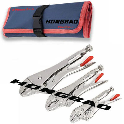 5 7 10 '' Curved Jaw Locking Pliers Dengan Wire Cutter Trigger Round Opening Clamp Press Vise Grip