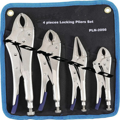 5 7 10 '' Curved Jaw Locking Pliers Dengan Wire Cutter Trigger Round Opening Clamp Press Vise Grip
