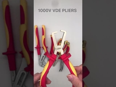 Alat Terisolasi VDE 1000v AWG 22 18 14 Tang Crimping Kawat CRV 6
